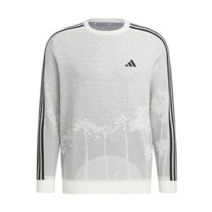 아디다스 골프 남성 FW 자카드 긴팔 풀오버 스웨터 HY0967