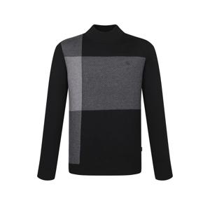 울혼방 빅체크 하프터틀넥 니트__DKW3SWTN402G1