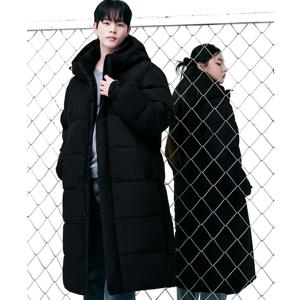 [루페코리아] 남성 여성 훼르자 롱패딩 점퍼 숏패딩 벤치코트 93 블랙