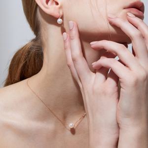 [스톤헨지] 실버 진주 목걸이 SC1670