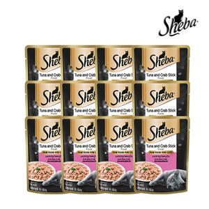 쉬바 파우치 참치와게살 70G 12팩