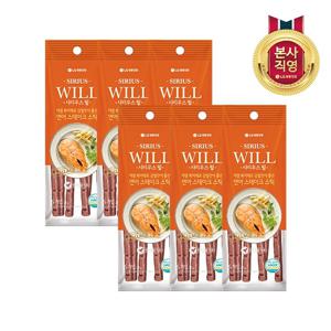 시리우스윌 연어 스테이크 스틱 22g x 6개