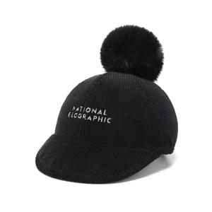 방울 포인트 코듀로이 캡 BLACK N223AHA680