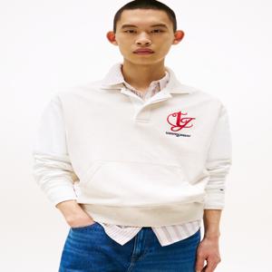 남여공용 컬러 블록 럭비 스웨트셔츠 T32F6TTO11TMT1