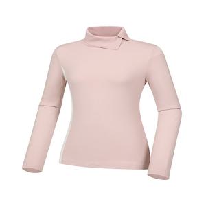 여성 VA 니트 카라 하이넥 티셔츠 WWW22292P5