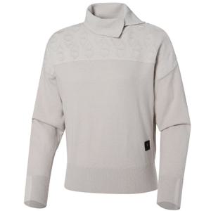 여성 WL PRO 변형 반넥 자카드 크롭 스웨터 WWW22K01E1