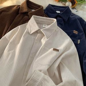 [브리치] 제로스샵 /  당일출고  로이드 패치 오버핏 코듀로이셔츠