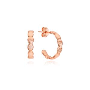 [티르리르] 브리사 페블 스톤 실버핑크 귀걸이 TESSVP15167