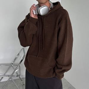 [브리치] 제로스샵 /  퀄리티/핏보장  노이델 오버핏 니트 후드티