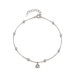 [티르리르] 로지 튤리 실버화이트 발찌 TASSVW00057M