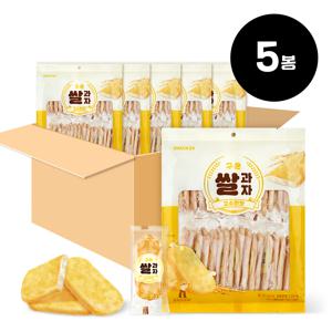스낵24 구운쌀과자 고소한맛 100g 5봉