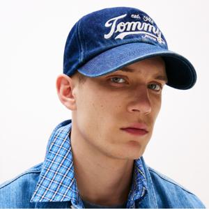 [정상가: 62000원] 타미진스 [UNISEX] 아카이브 데님 볼캡 (T32F6AHT40TMT11AB)