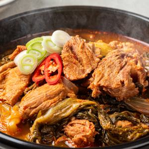 뼈없는 우거지 순살 뼈 해장국 1kg 3인분