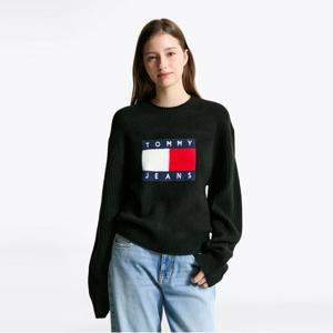 [정상가: 179000원] 타미진스 멜란지 플래그 립 스웨터 (T32F7KTO40TWT1HEV)