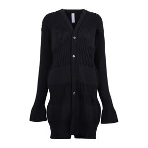 [25SS  씨에프씨엘 여성 플루티드 라인 롱 가디건 CF009KE060 BLACK