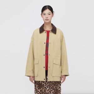 [씨씨콜렉트] 코듀로이 카라 유틸리티 자켓 C254MSJ701