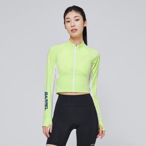 우먼 모션 크롭 집업 래쉬가드 라임 B3SWWCR001LIM