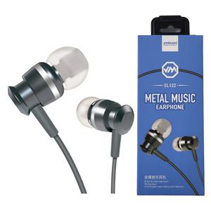 메탈 뮤직 이어폰 커널형 블랙 유선 이어폰 블랙 통화 음악 마이크이어폰 노트북이어폰 태블릿이어폰