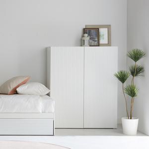 슈퍼홈 로라 낮은 옷장 원룸 미니 싱글 템바보드 1000