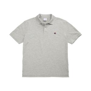 슬림핏 골든플리스 피케 폴로 셔츠 (그레이) (BBNTMM8430WEM)