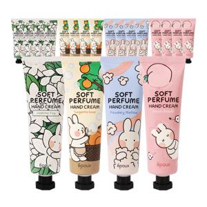 4개  소프트 퍼퓸 핸드크림 50ml /자스민.텐저린.파우더.피치.고보습