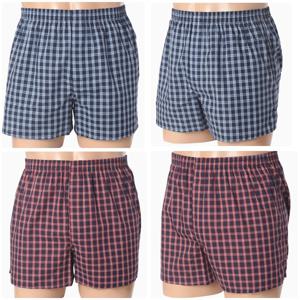 [남성트렁크팬티] 얇고 시원한 체크나염 사각트렁크팬티 AMT4401T