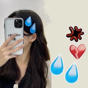 연예인 집게핀 팬싸템 인생네컷 소품 특이한 머리핀 헤어핀 인싸템 앞머리삔 여아 초등 KK0142