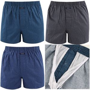 남성 분리형 팬티 트렁크 그물 망 주머니 기능성 사각팬티 3매입