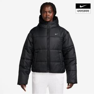 여성 스포츠웨어 클래식 패딩 써마핏 루즈 후드 재킷 FZ5900-010