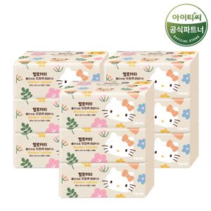 헬로키티 뽑아쓰는 3겹 무표백 팝업티슈 (110매X3개입) 3팩 총 9개