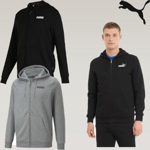 PUMA 공용 기모 후드 집업 에센셜 풀집 847242 2종_IC