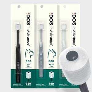 도스펫360 강아지칫솔 고양이칫솔 구취 치석제거 360도칫솔