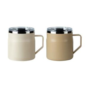 사무실 스텐 손잡이 머그컵 355ml 스텐머그 스텐머그컵 보온머그 보온머그컵 보냉머그