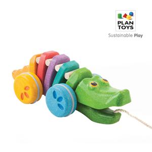 원목장난감 걸음마놀이 무지개악어 1416