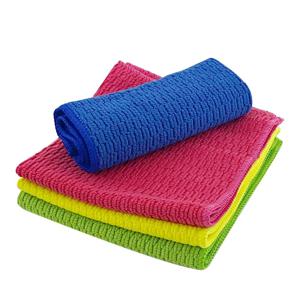 크린큐 요술행주4p 컬러행주 극세사 매직타올 다용도 요술행주 주방행주 마이크로화이버