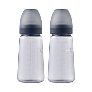 베이직 PPSU 젖병 280ml 트윈팩_네이비무꼭지