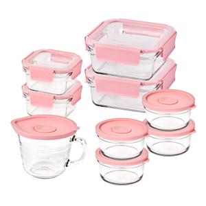 퓨어 렌지쿡 주방완성 핑크에디션 9조 세트[정사각]