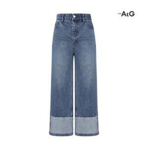 [최초가 69,900원] 25 S/S 롤업 디테일 데님팬츠