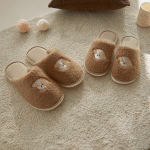 자수 뽀글이 양털 실내화 베이비푸들 2sizes