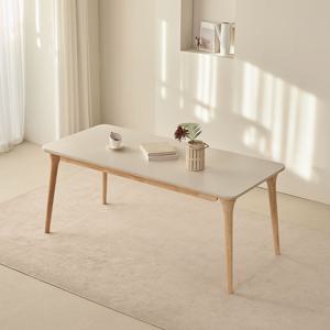 홈앤힐 한나 양면 통세라믹 원목 식탁 테이블 6인(1800)