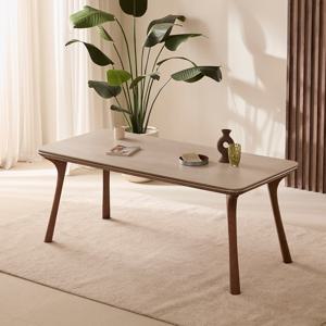 홈앤힐 베움 애쉬원목 통세라믹 6인 식탁 테이블