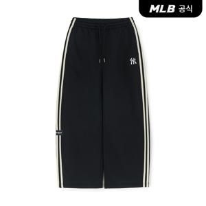 25FW 베이직 스몰로고 기모 커브드 와이드팬츠 NY (Black) 3APTB2556-50BKS