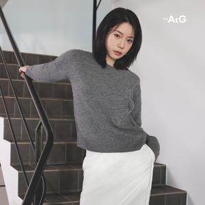 더엣지 25FW 아플리케 캐시미어혼방 풀오버