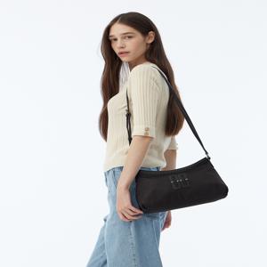 액세서리 여성 [[24FW]] WCBA4F641BK [스테디셀러] 블랙 DD로고 가죽 숄더백