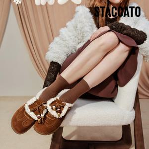 [최초가 309.000 신상품 박싱데이세일] 여성양털슬리퍼 SNOWEE03_EIM02_25F_2COLOR