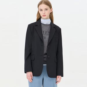 [본사] 자크마리 스트랩 벨트 싱글 자켓_SAJK02441BK