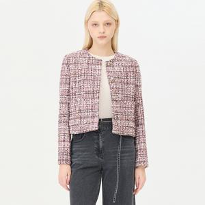 [본사] 베르단디 트위드 라운드넥 자켓_SAJK34461VO