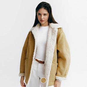 374919 스웨이드 무스탕 자켓