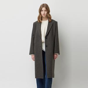 [본사] 해커스 트윌 싱글 투버튼 롱 코트_SACT83561MW