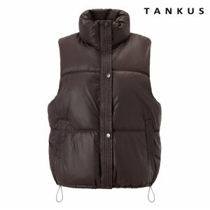 정상가:59,000원 ㅣ 데일리 레더 하이넥 집업 스트링 베스트 점퍼 (TX4JP029L0)